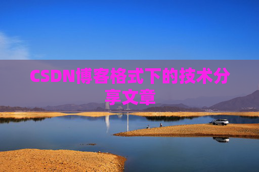 CSDN博客格式下的技术分享文章